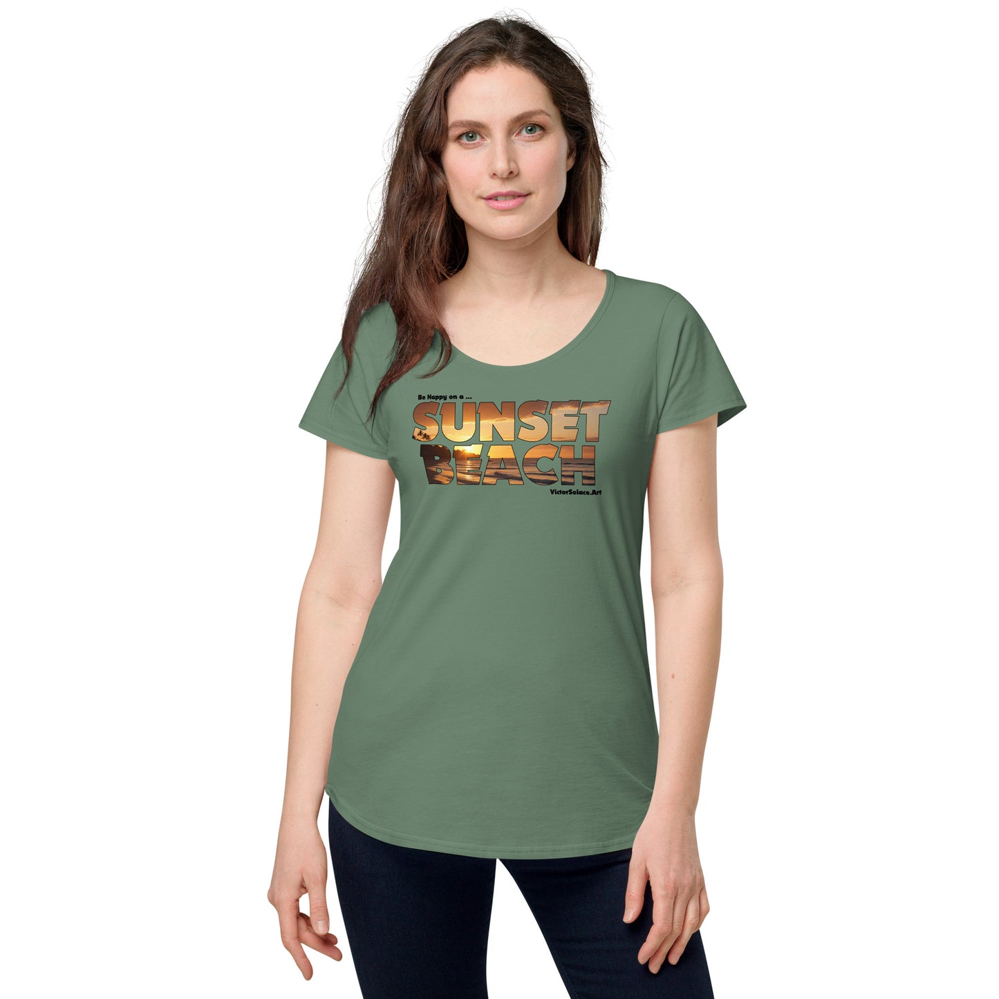 Women’s round neck tee