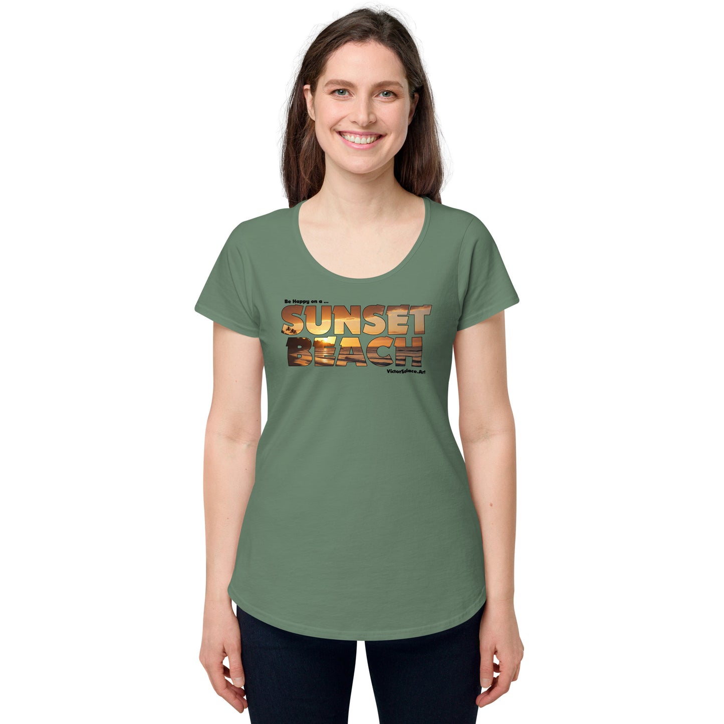 Women’s round neck tee
