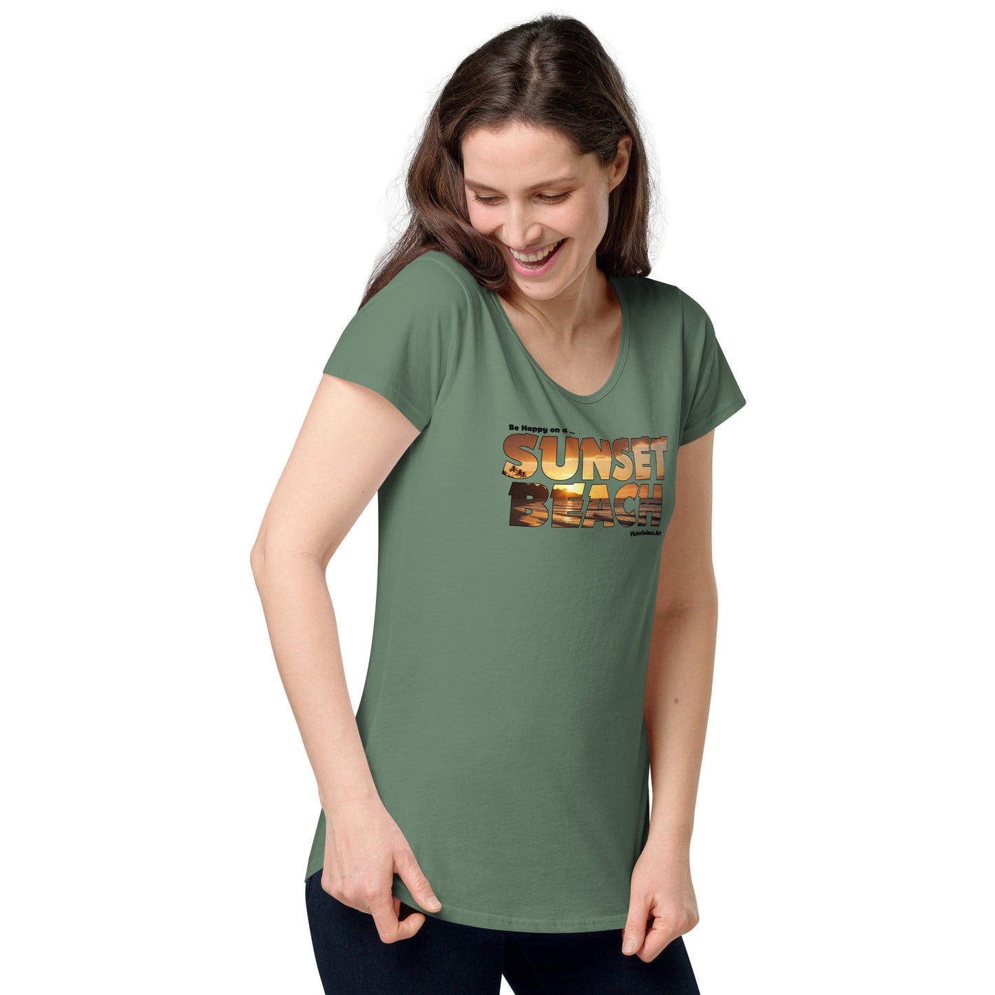 Women’s round neck tee
