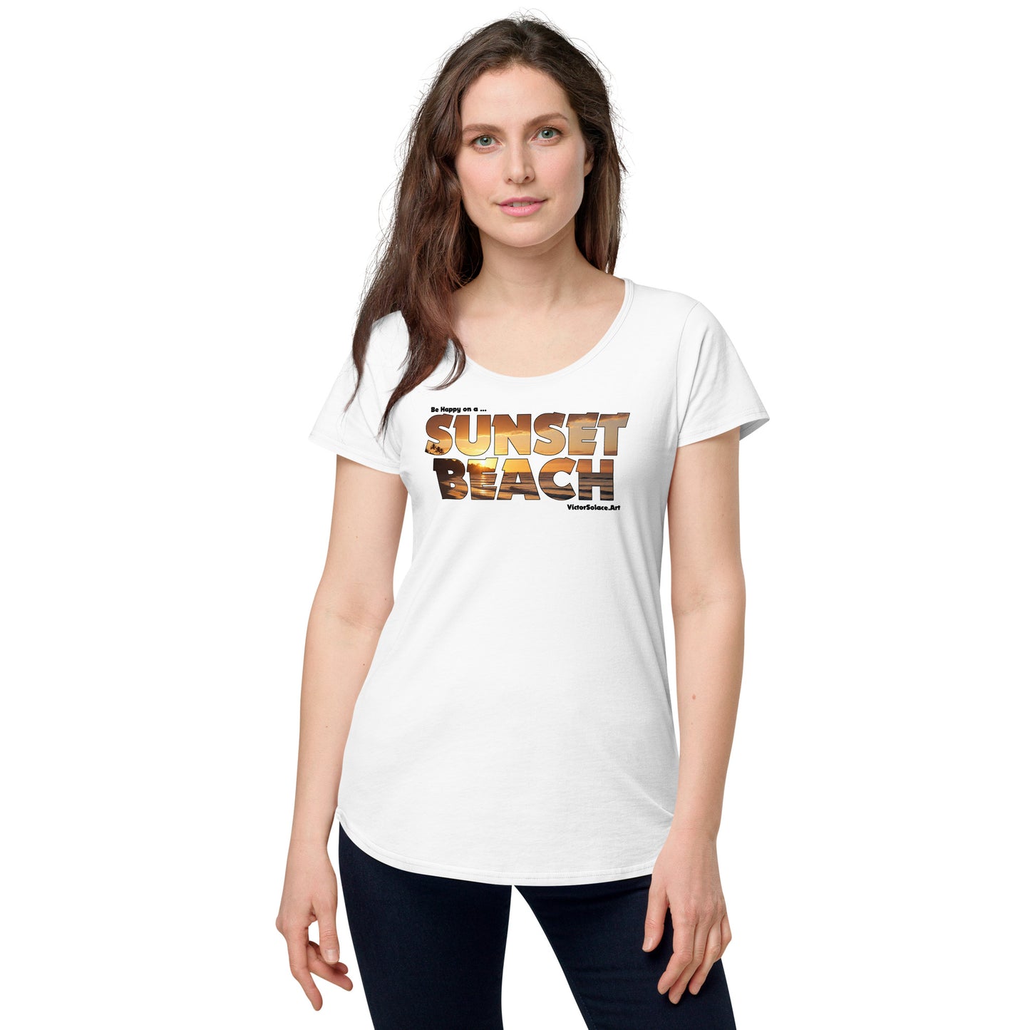 Women’s round neck tee