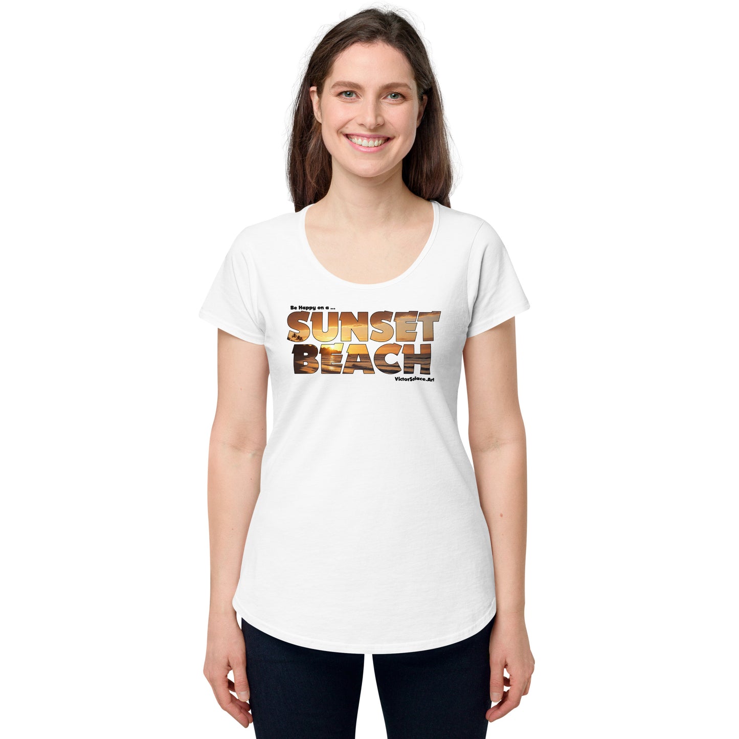 Women’s round neck tee