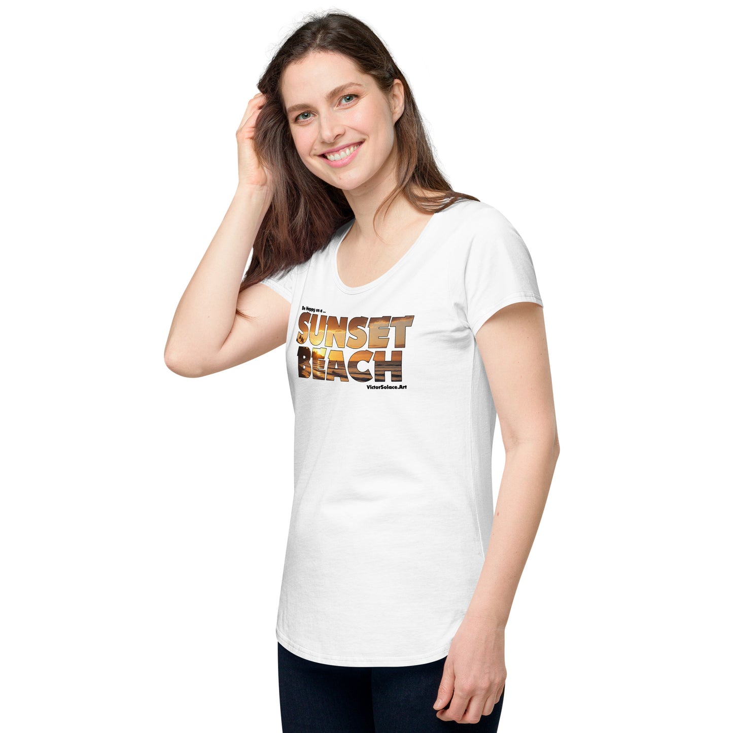 Women’s round neck tee