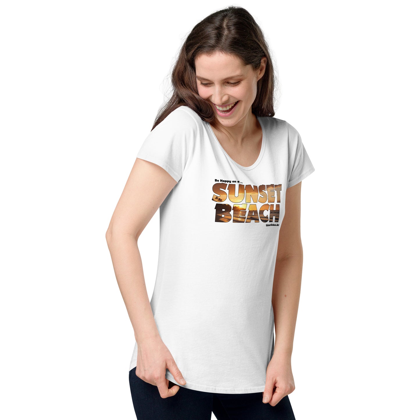 Women’s round neck tee
