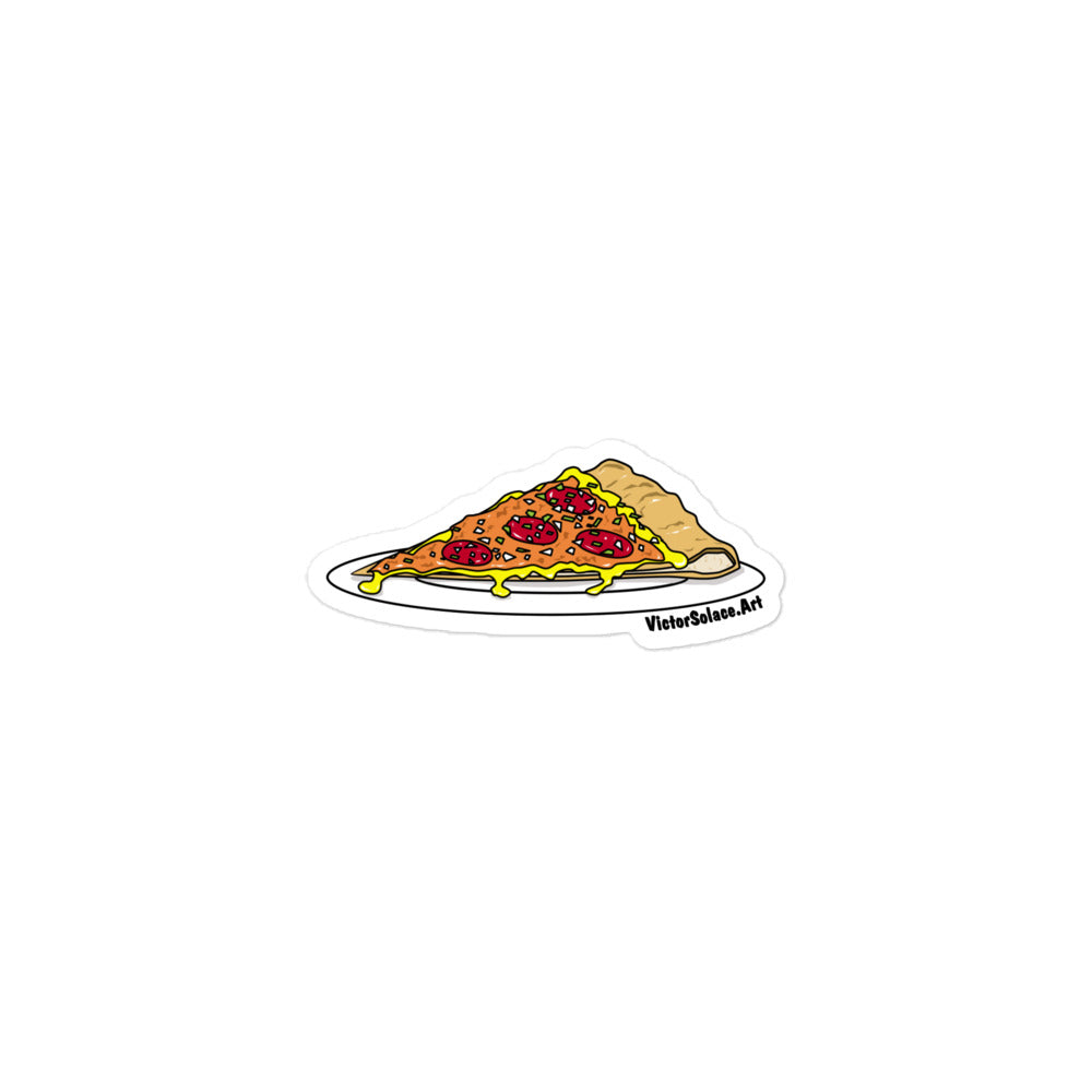 Pizza Sticker drawn by Victor Solace.